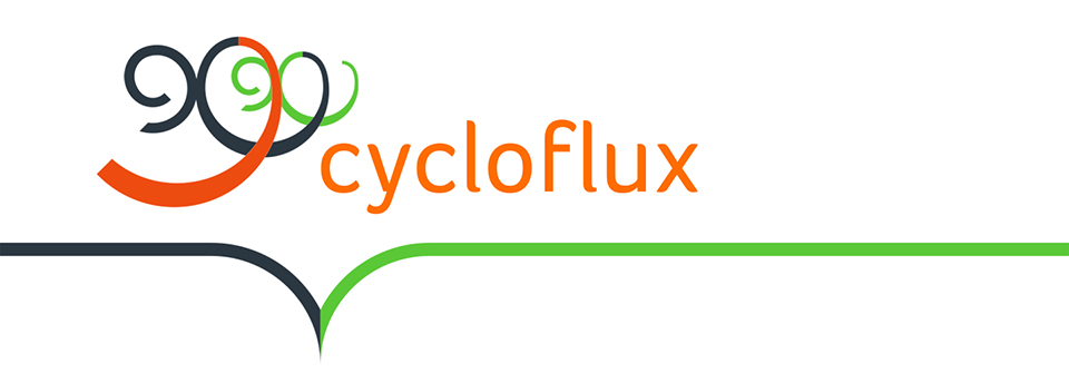 Logo von Cycloflux GmbH mit darunter folgender Trennlinie